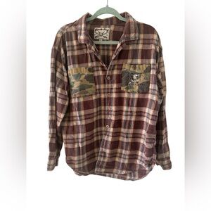 Plaid Casual Button Down Shirt